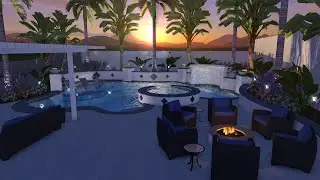 Resort-Style Backyard Oasis - 3D Pool & Landscape Design