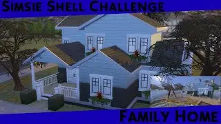 I turned a box into this house. Simsie shell challenge.