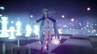 MMD  Aurora light Star Night Snow (YYB Miku 10th Winter.ver )