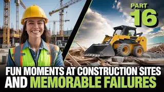 Fun Moments At Construction Sites And Memorable Failures / Part 16 #funny #engineering #construction
