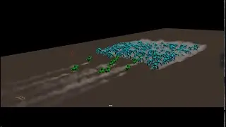 Tutorial: Combine Golaem cluster animation with Bifrost to make a large area of smoke and dust