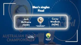 2025 Australian Indoor Championships &ndash; Men&rsquo;s Final &ndash; Jack McShane (NSW) v Corey Wedlock (NSW)
