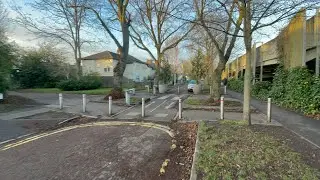 BEAUTIFUL POSITIVE MINDSET I AM WALKING FROM URMSTON TOWN TO HOME DAY 4.084 FALL - LOG - MAS