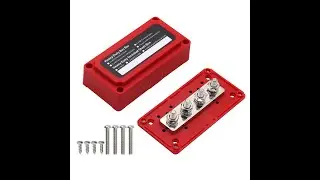 300A Bus Bar Heavy Duty Module Design Power Distribution Block 12V-48V Waterproof Dc Bus Bars Box