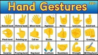 Hand gestures & their Meaning | Hands gesture |Emoji meaning| Hand signs |Social media hand gestures