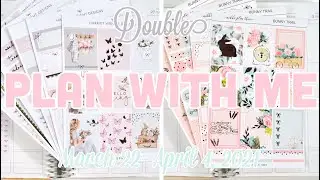 Double Plan With Me || Hello Spring (Harriet Wright Designs) and Bunny Trail (Nikki Plus Three)