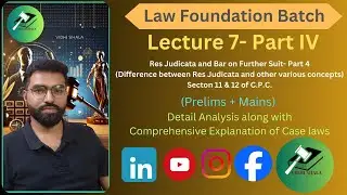 Res Judicata vs Estoppel, Lis Pendens & Precedent |Bar on Further Suit (Section 12 of C.P.C.)| #llb 
