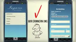 Gastro App Funktions&uuml;bersicht von Alpha Digital