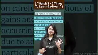 Meaning Of Prudential Reasons | Class10th Civics | Chapter - Power sharing | #neev #civics #class10