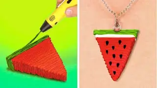 COOL 3D PEN AND HOT GLUE CRAFTS || || Homemade Ideas with 3D PEN And Glue Gun by 123 GO! GOLD