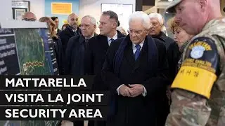 Il Presidente Mattarella visita la Zona Demilitarizzata.
