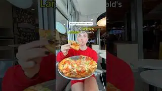 World&rsquo;s Largest McDonalds in Orlando FL!! 🍕 #mcdonalds #orlando #mcdonaldsreview #tastetest #pizza