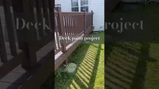 Deck paint.  #music #song #hardwork #homedecor