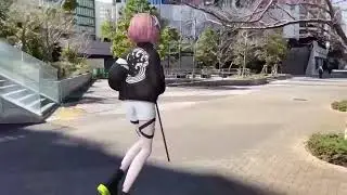 ヒノデちゃんがランニングしてみた！