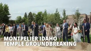 Montpelier Idaho Temple Groundbreaking