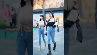 Korean girls Street fashion#cute giral#youtubeshorts#Korean tiktok#shorts