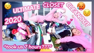 ✨ 2020 *ULTIMATE* CLOSET CLEANOUT ✨ (INUMAGA PO KAMI 😣💤 + MALAPIT NA ANG ROOM TOUR??? 👀🙈)