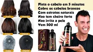 ✅ TINTA DE CABELO DA CHINA QUE COBRE CABELOS BRANCOS EM 5 MINUTOS - Fubá online