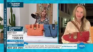 Patricia Nash Manarola Raffia Tote  Basic