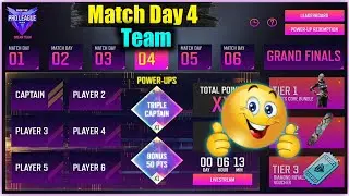 Free fire pro League dream team match day 4 team select in tamil||freefire update||ffajay
