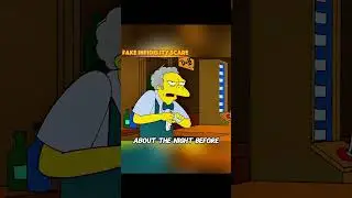 The snow was falling heavily when Homer woke up #anime #animerecap #TheSimpsons