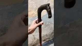 antique collection 🐴 horse head shape wooden walking stick