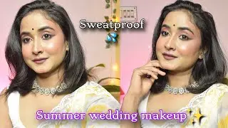 Affordable Summer wedding guest makeup |Garmi mein makeup kaise karen#summermakeuptips #summermakeup