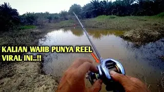 CASTING IKAN GABUS MENGGUNAKAN REEL BC YANG SEDANG VIRAL DI 2024 | SHIMANO CURADO DC KW