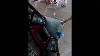 Lady jumps on frozen sidewalk Why Not by Loona