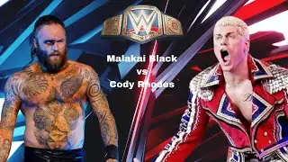 First ever AFW match - Cody Rhodes vs Malakai Black - Tables match for the Universal Title