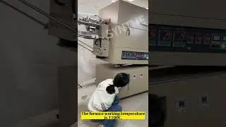 Rotating Tube Furnace with Quartz Tube
