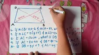 Trapezoid | Its Properties, Finding Bases , Legs, Base Angles and Solving For x Values |