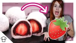 Japanische Mochis mit Erdbeeren | LETS TRY 🍓