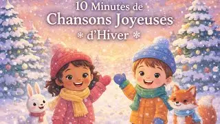 10 Minutes de Chansons Joyeuses pour Enfants ❄️🎶  Musique Enfant Heureuse & Ludique