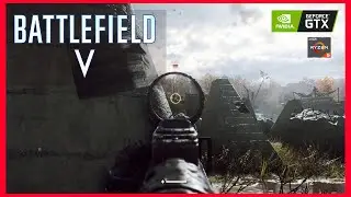 BATTLEFIELD V WAR STORIES GAMEPLAY GTX 1660 SUPER RYAN 5 3500X ULTRA GRAPHICS