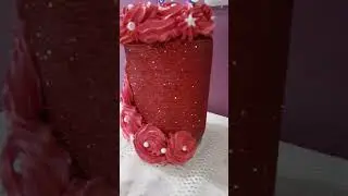 shimmer effect cake.tall cake  #shimmer #shorts #cake