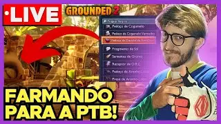 GROUNDED 2 🔴 LIVE: Farmando o Que Precisa Para Sobreviver no Winter Update! #grounded2