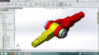 solidworks tutorial | knuckle joint sketch , assembly exploded view