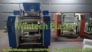 High Speed Fully automatic stretch film rewinding machine,500MM Fully Automatic Rewinder Production