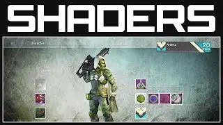 Destiny Gameplay - Armor Shaders and Dyes | Polar Oak and Aurora Blur