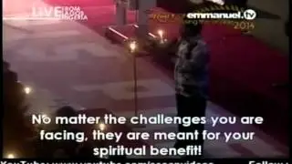 PRAY   Prayer with Prophet TB Joshua during CANDLE LIGHT SERVICE