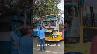👑HILL QUEEN ANGLE|Coonoor - Theni TNSTC NEW BS6 BUS 🤩| POINT TO POINT | #tnstc #shorts #buslover
