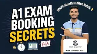 Goethe A1 Exam Booking Steps | Exam Slot FULL?😱 यहाँ है Solution! #goethezertifikat 