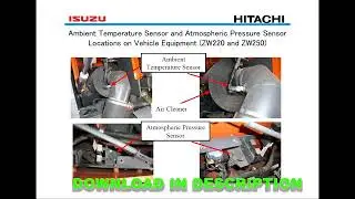Hitachi 4HK1 6HK1 Engine Workshop PDF English | Official Service Manual