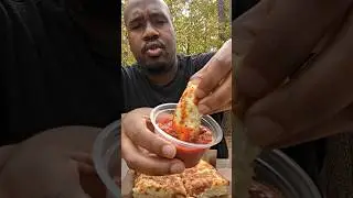 Little Caesars cheese bread is CHEAP but DELICIOUS #viral #food #foodie