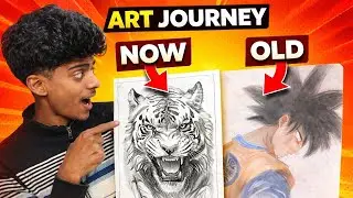 Art Journey 🎨 And My Fast Video 📈 
