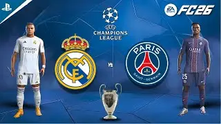 FC 26 - Real Madrid vs PSG | UCL Final Showdown | Vin&iacute;cius J&uacute;nior vs D&eacute;sir&eacute; Dou&eacute;