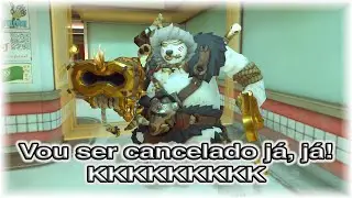 Porco Polar chama de negaum na brincadeira e é counterado - Overwatch 2 Roadhog Gameplay Competitivo