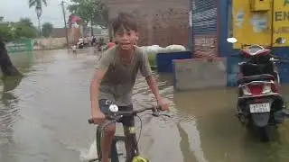 Flood due to heavy rain 🌧️ asansol #rain#flood#asansol#video#hazards#youtube#youtuber