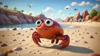The Curious Crab&rsquo;s Sandy Search 🦀🏖 | Fun Nursery Rhymes Songs for Kids & Toddlers